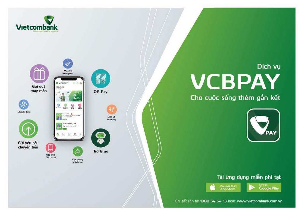 Ví VCBPay - Một trong những ví điện tử dùng phổ biến hiện nay
