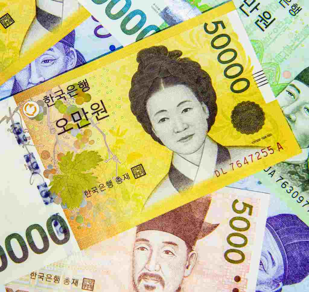 mệnh giá tiền Hàn Quốc