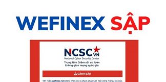 wefinex.net sập