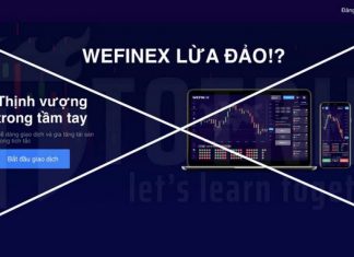 sàn giao dịch wefinex lừa đảo