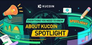 Tạo tài khoản KuCoin Spotlight để thực hiện giao dịch.