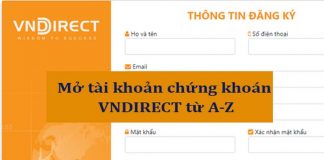 địa chỉ mở tài khoản chứng khoán vndirect