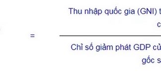 Công thức tính GNI